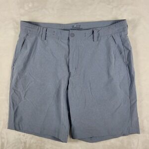 Vineyard Vines On‎ The Go OTG Shorts Men's 33 Blue Chino Golf Stretch Nylon